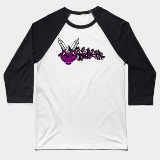 Demisexual Pride Fidget Crystal Dragon Baseball T-Shirt